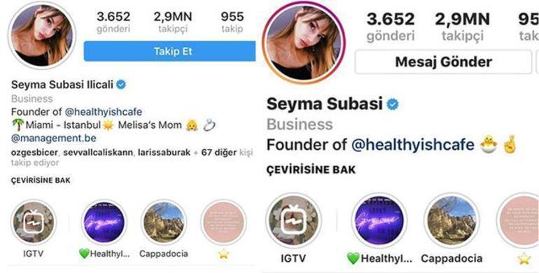 Şeyma Subaşı Acun Ilıcalının soyadını kaldırdı
