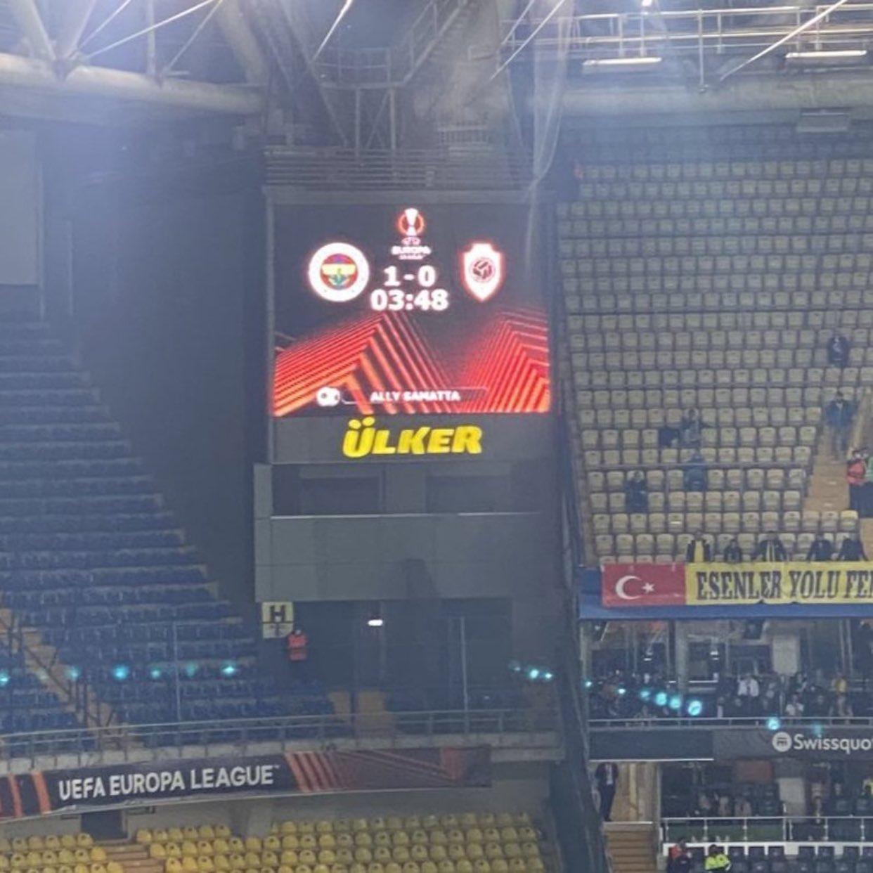 Samatta attı skorbord şaşırdı