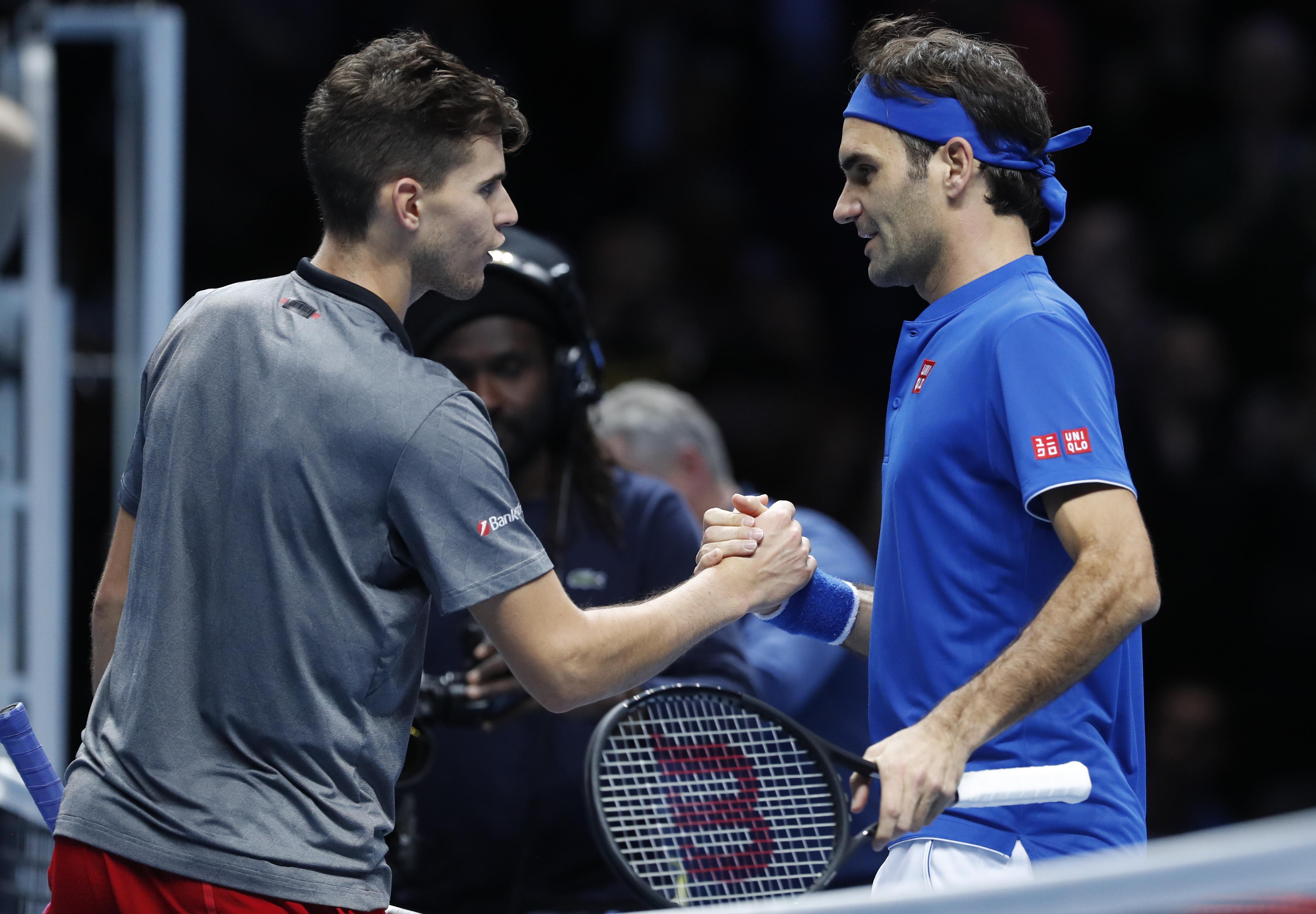 ATP Finalleri | Roger Federer, Dominic Thieme set vermedi