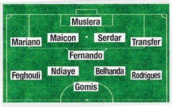 Galatasarayda yeni sistem 4-1-4-1