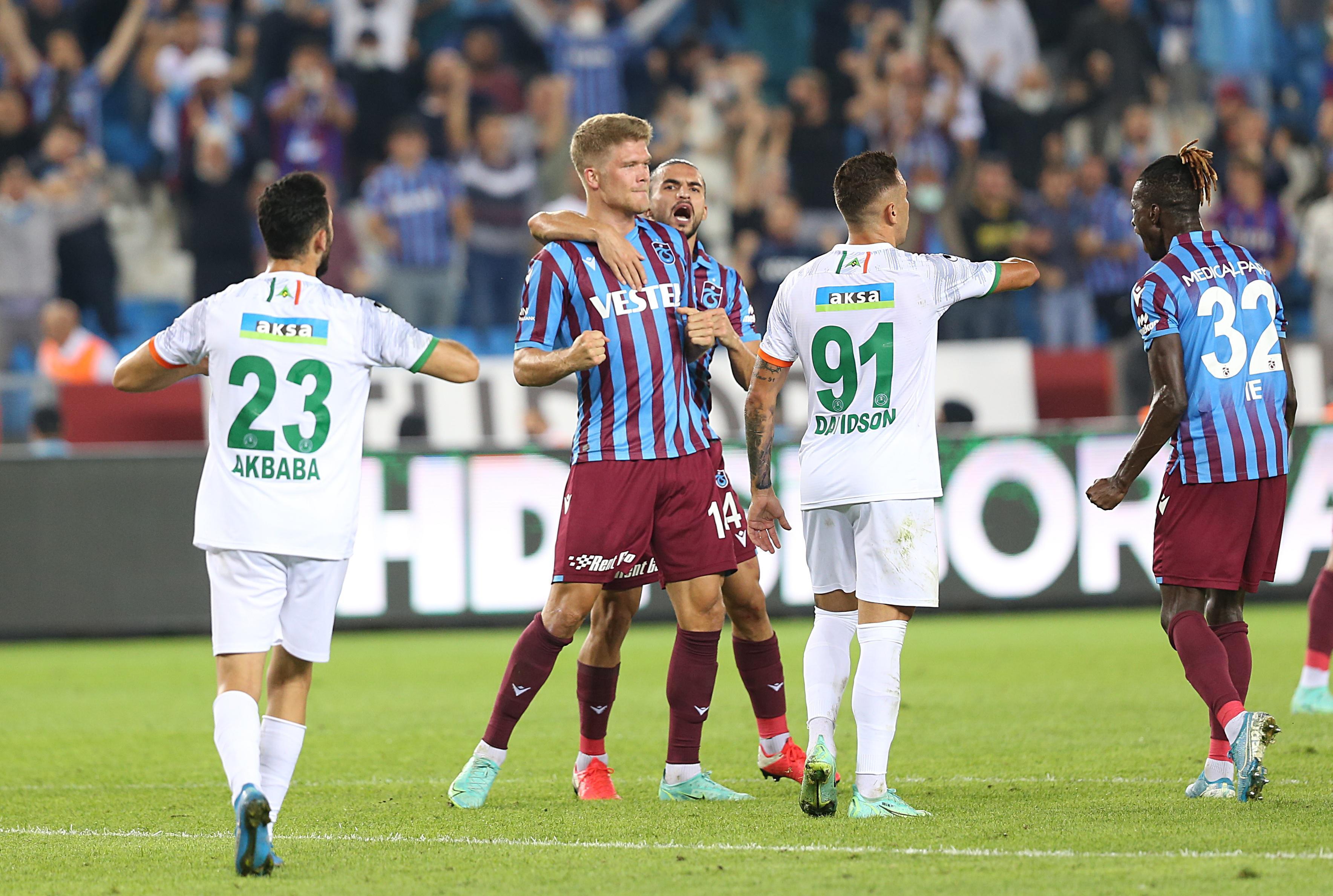 Trabzonspor - Alanyaspor maç sonucu: 1-1