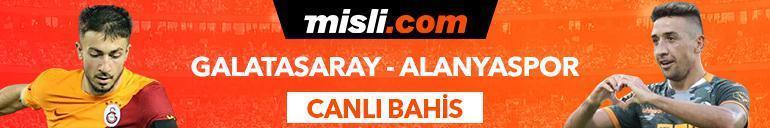 Galatasaray - Alanyaspor maçı iddaa oranları Heyecan misli.comda