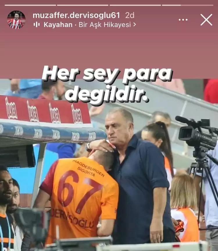 Galatasaraylı Halil Dervişoğlunun babasından imalı paylaşım