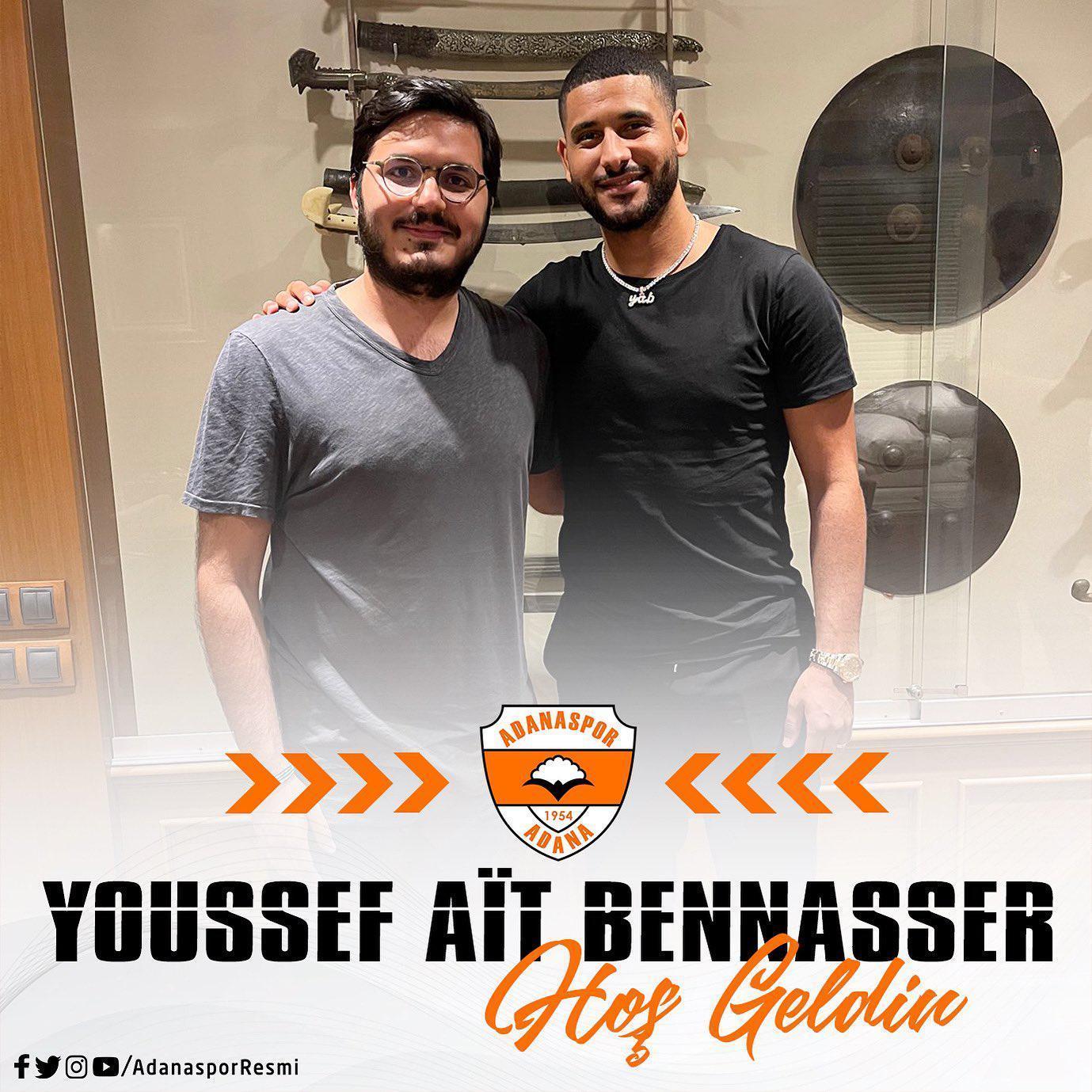 Adanaspordan flaş transfer: Youssef Ait Bennasser