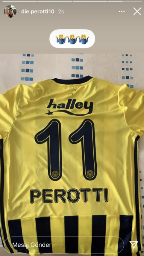Fenerbahçeden ayrılan Diego Perottiden sürpriz açıklama