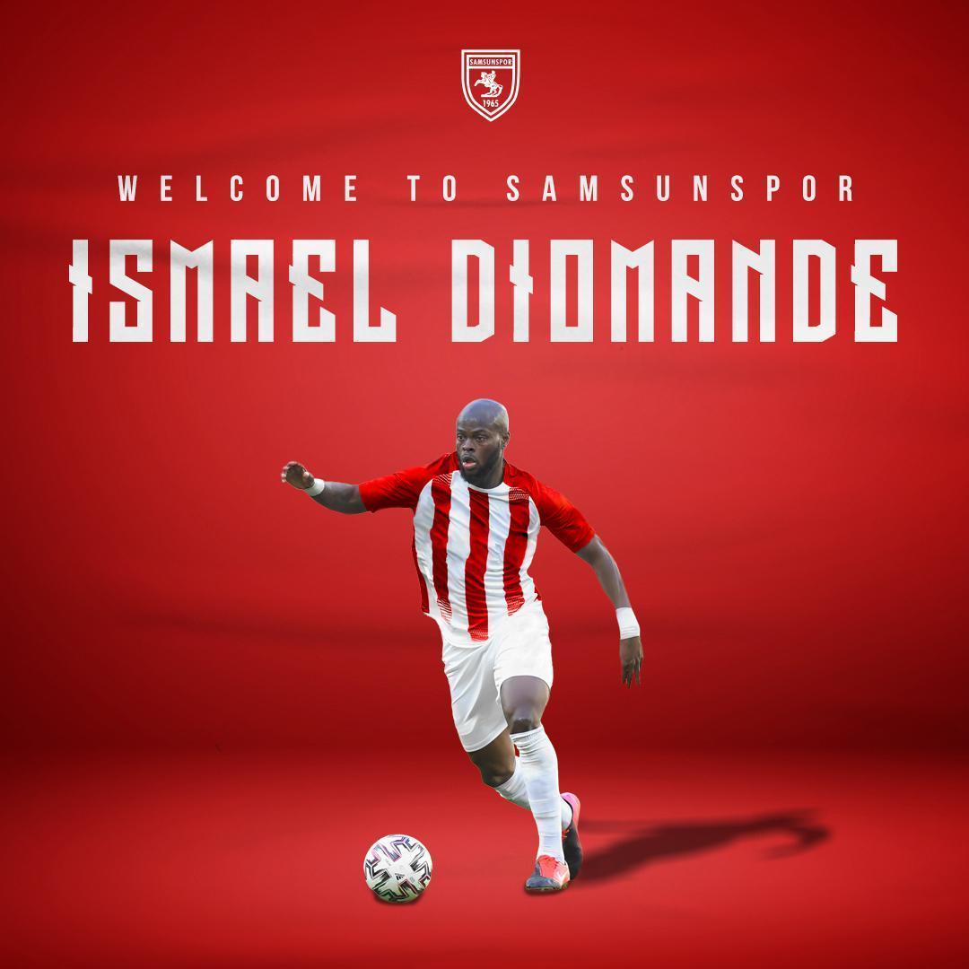 Samsunspordan flaş transfer Ismael Diomandeden 2+1 yıllık imza...
