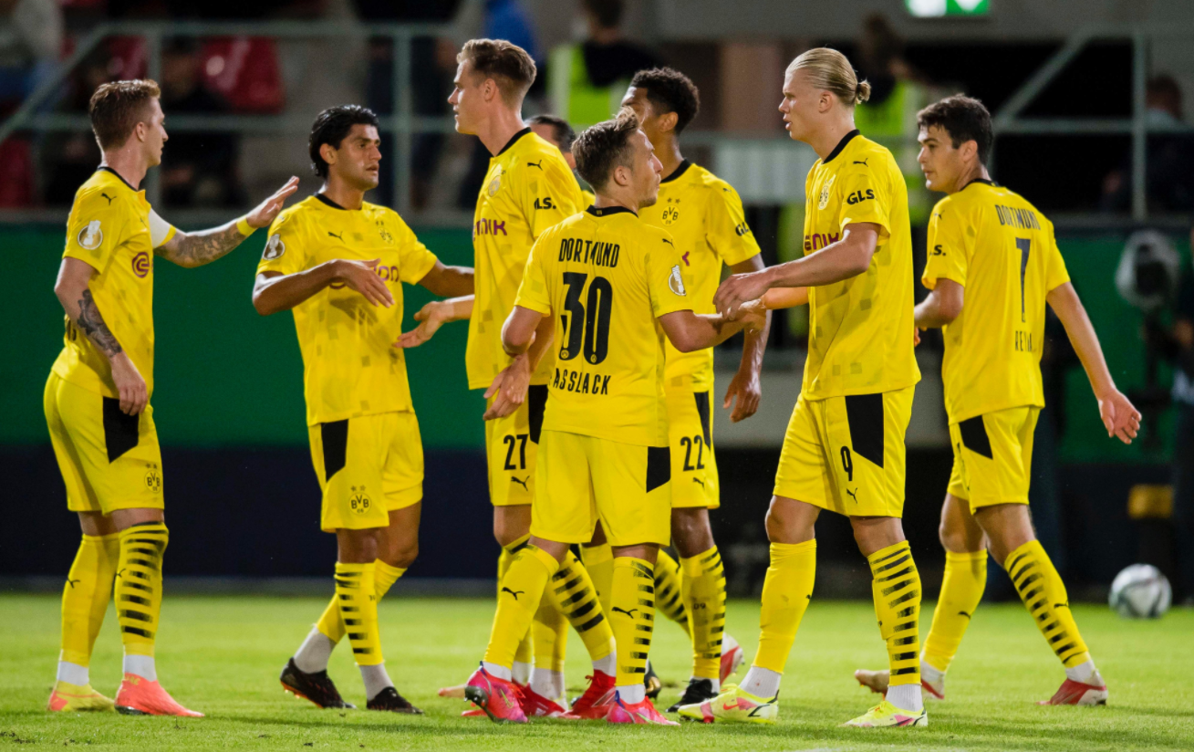 Erling Haaland şov Wehen Wiesbaden-Borussia Dortmund maç sonucu: 0-3