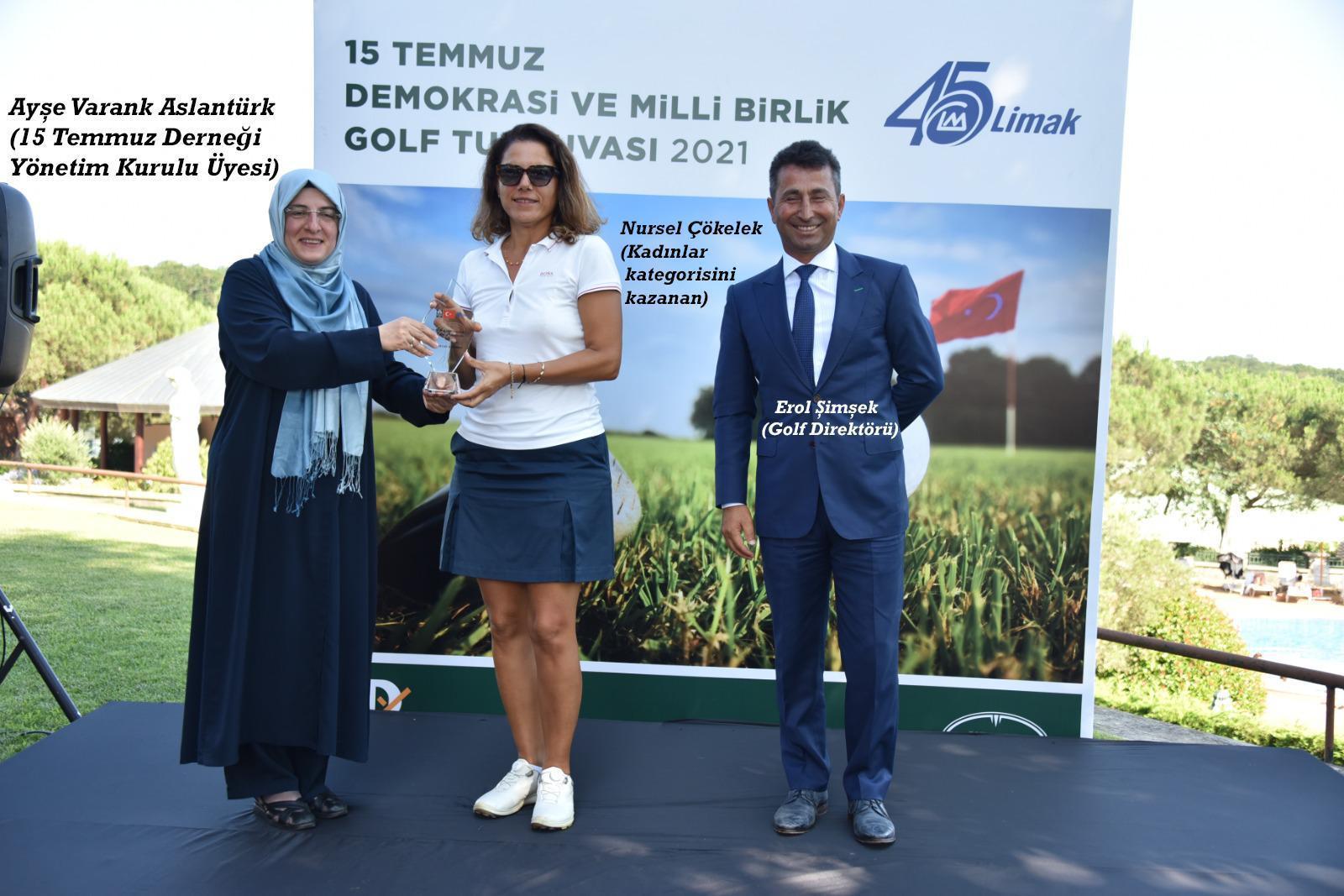 15 Temmuz Demokrasi ve Milli Birlik Golf Turnuvası tamamlandı