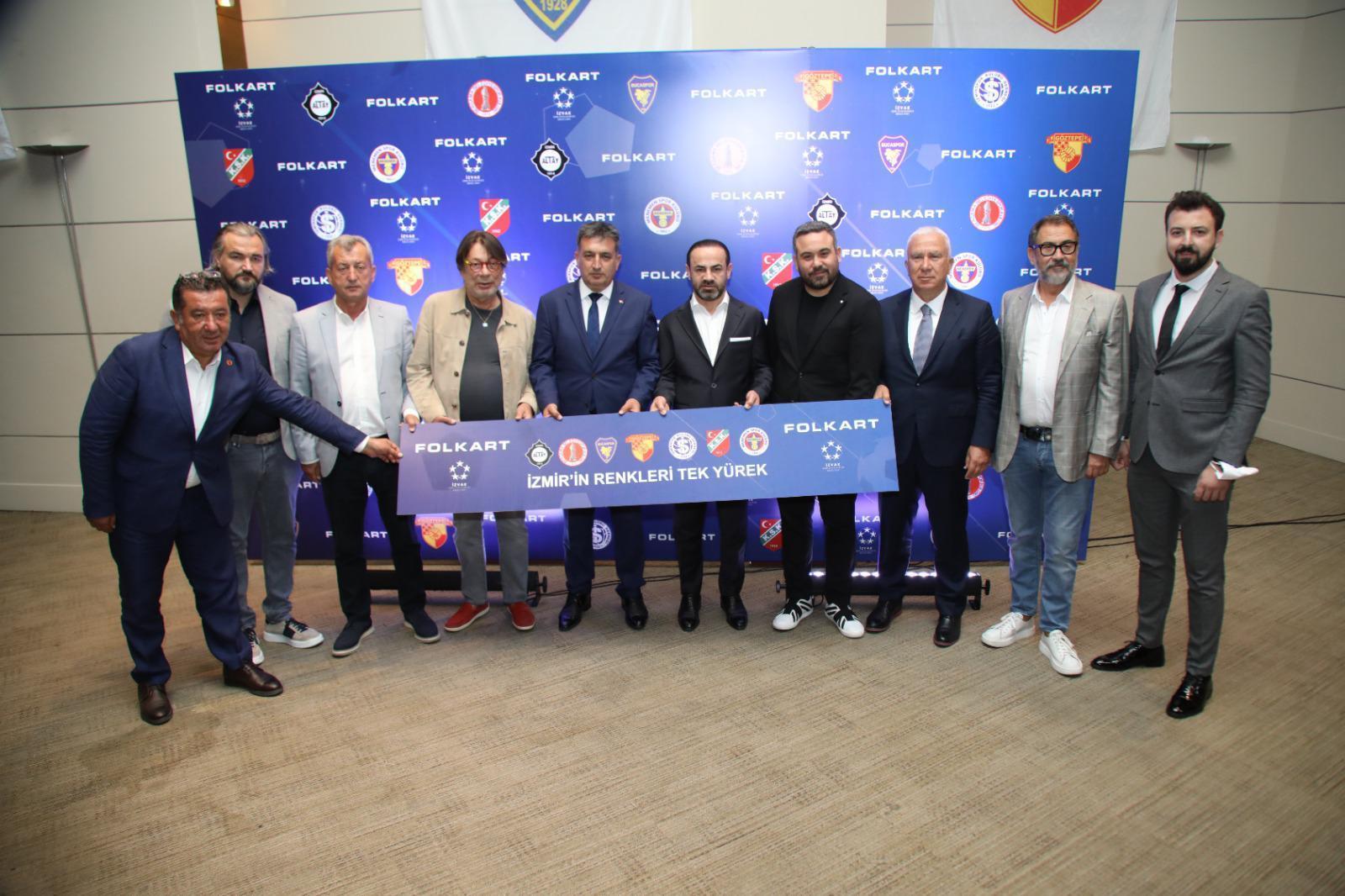 Folkart, İzmirin 7 kulübüne sponsor oldu