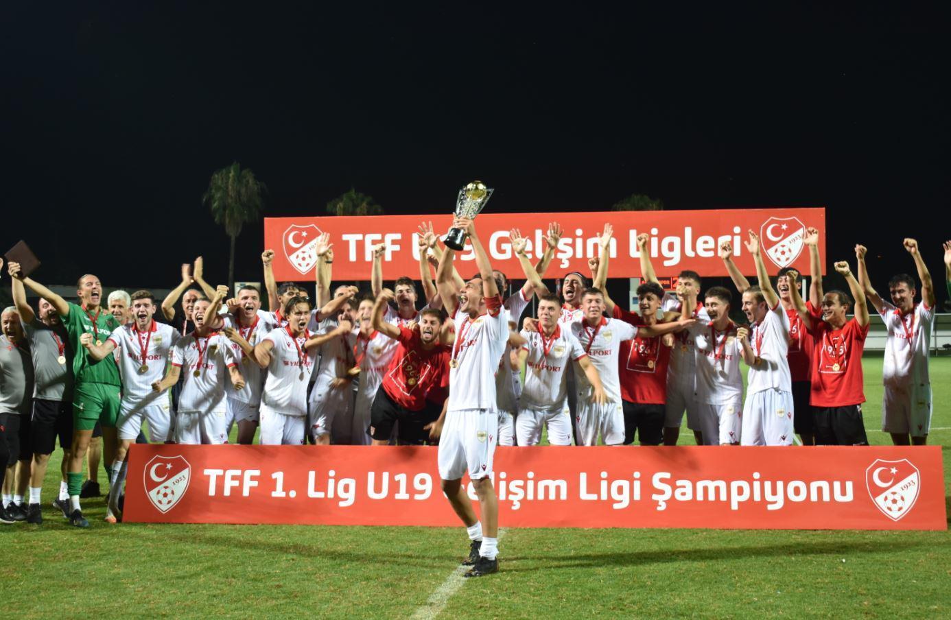 TFF 1. Lig U19da şampiyon Samsunspor