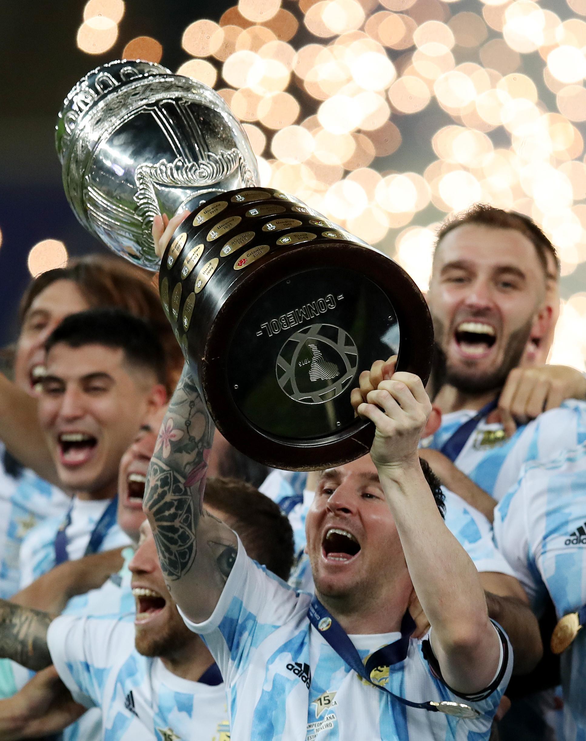 Copa America şampiyonu Messili Arjantin (ÖZET) Arjantin - Brezilya maç sonucu: 1-0