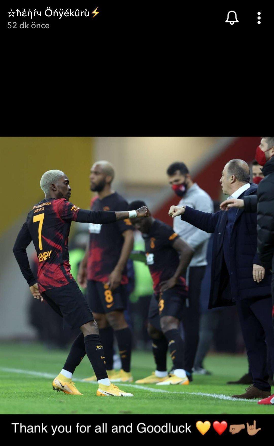 SON DAKİKA | Henry Onyekuru, Galatasaraya veda etti