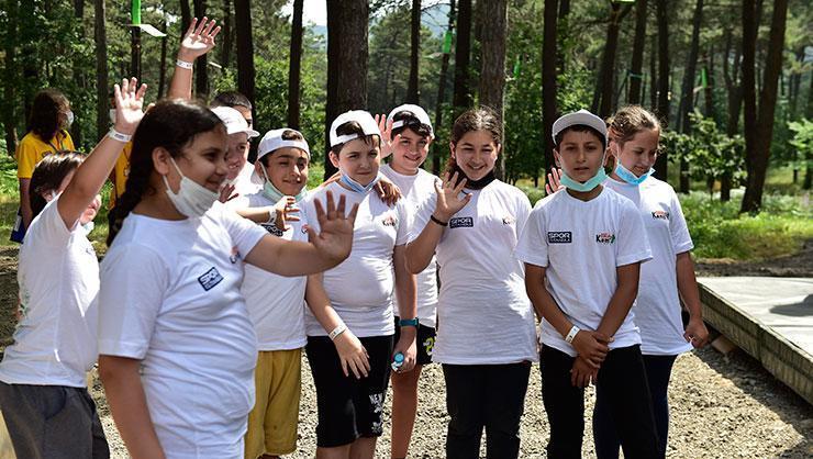 Spor İstanbuldan çocuklar için doğa kampı
