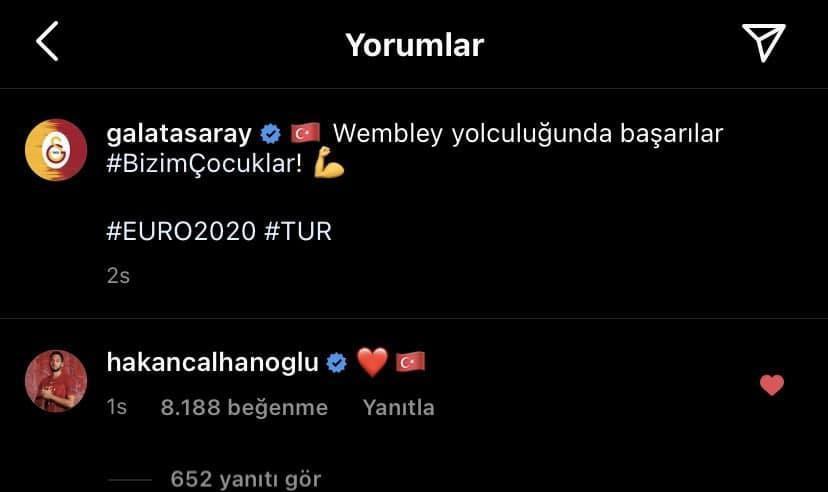 Galatasarayın Hakan Çalhanoğlu paylaşımı heyecanlandırdı