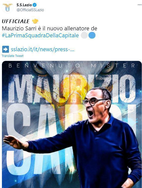 SON DAKİKA | Lazionun yeni teknik direktörü Maurizio Sarri