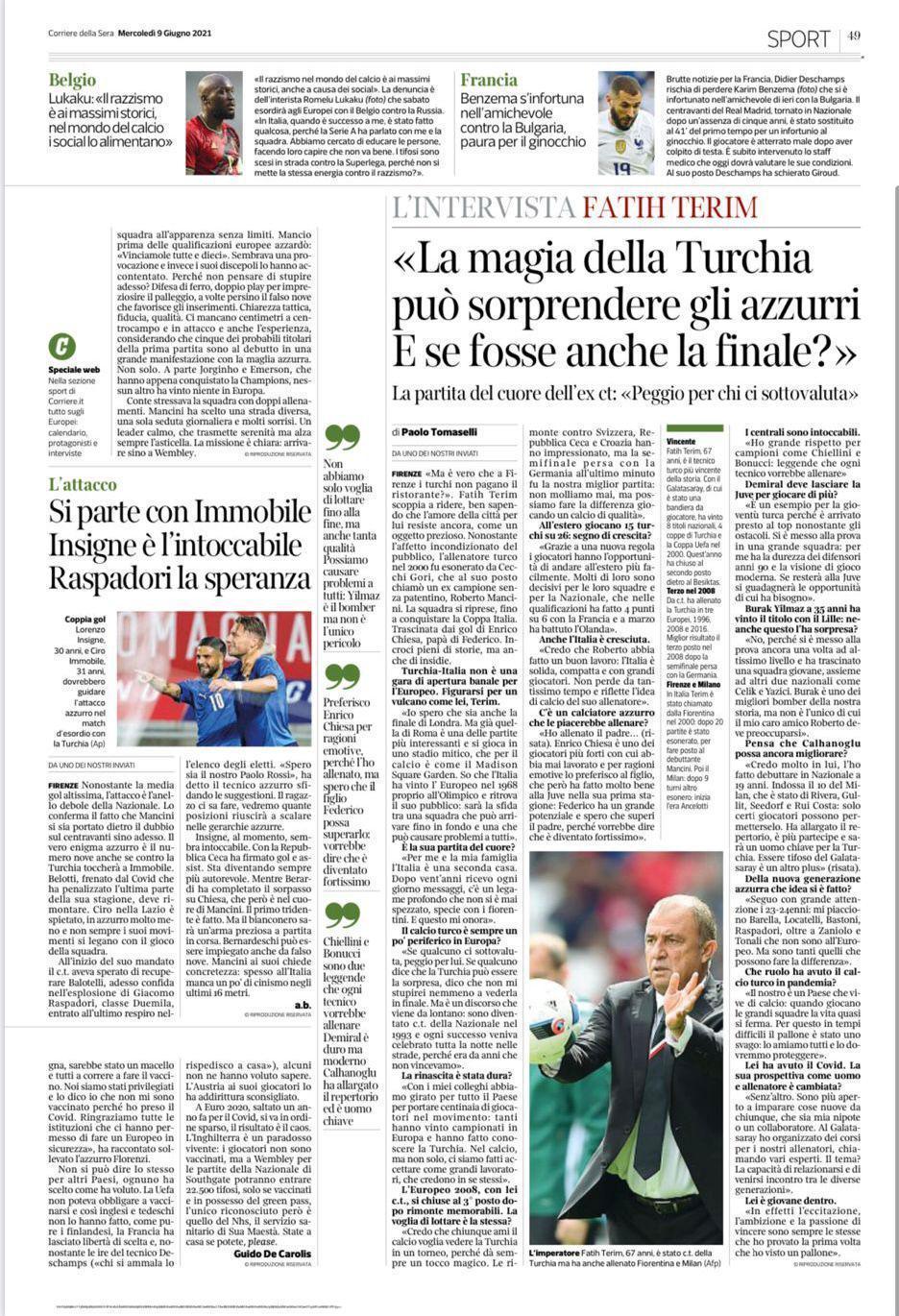 Fatih Terim: Umarım finalde de İtalya - Türkiye maçı olur