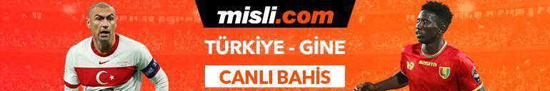 Türkiye - Gine maçı iddaa oranları Heyecan misli.comda