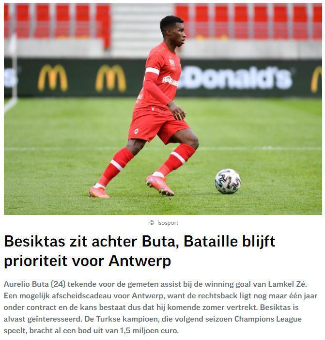 Beşiktaş transfer haberi: Aurelio Butaya resmi teklif