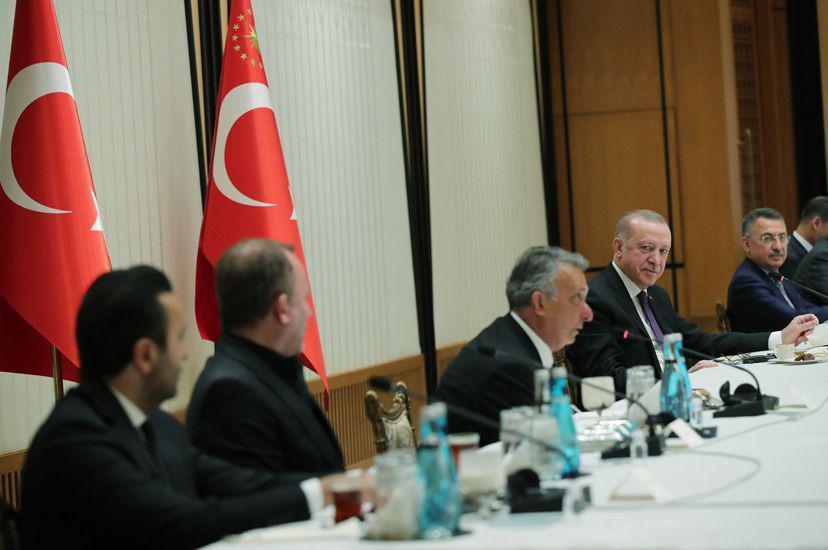 Cumhurbaşkanı Erdoğan Beşiktaşı kabul etti