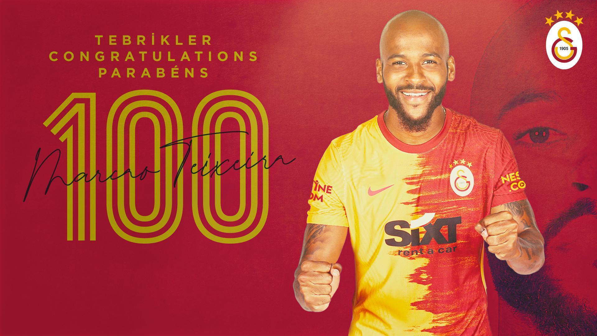 Galatasarayda Marcao 100. maçına Beşiktaş karşısında çıktı