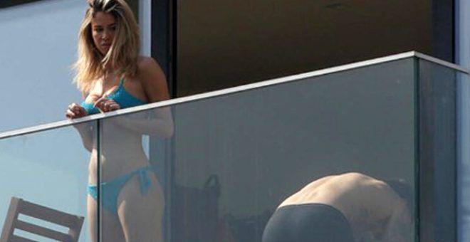 Spor spikeri Diletta Leottanın balkon karantinası olay oldu