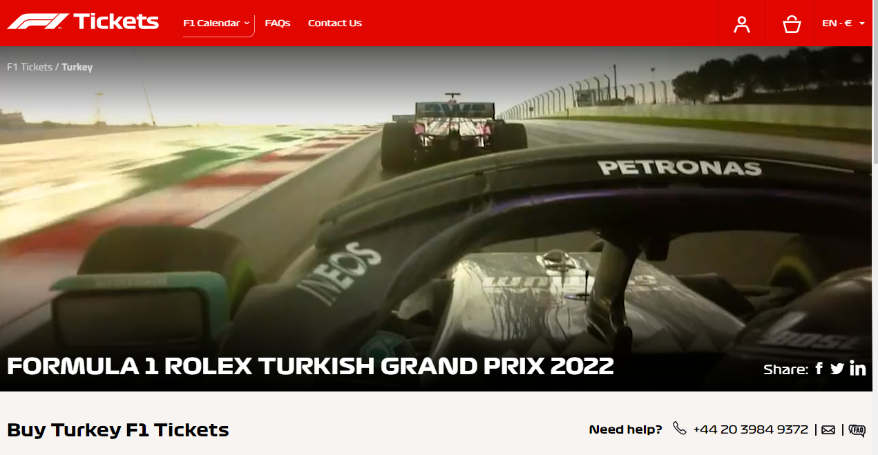 Formula 1de kafaları karıştıran görüntü Türkiye GP için bilet satış sayfası açıldı