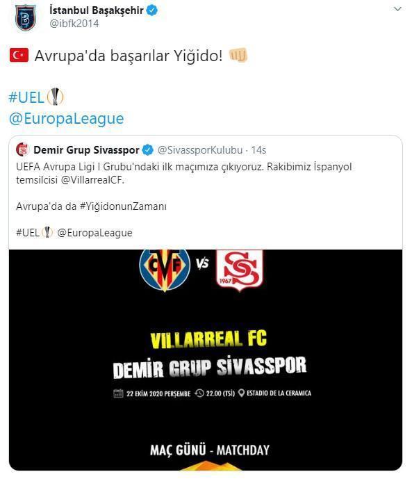 Sivasspora, Süper Lig kulüplerinden destek mesajı