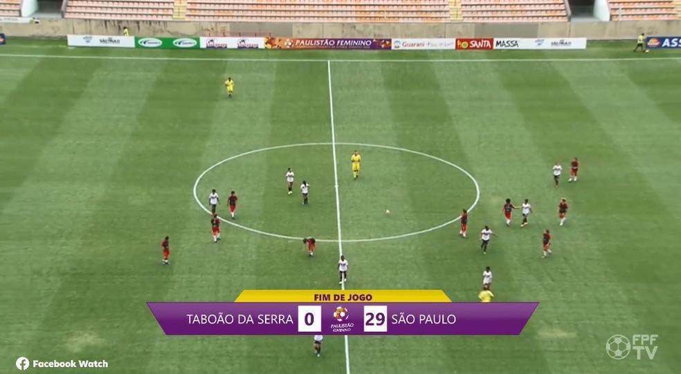 Sao Paulo - Taboao maç sonucu: 29-0