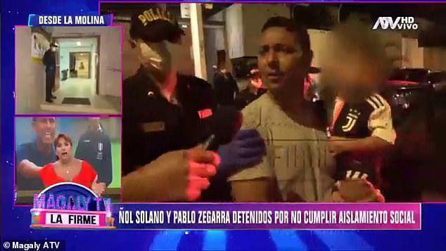 Nolberto Solano sokağa çıkma yasağına uymadığı için gözaltına alındı