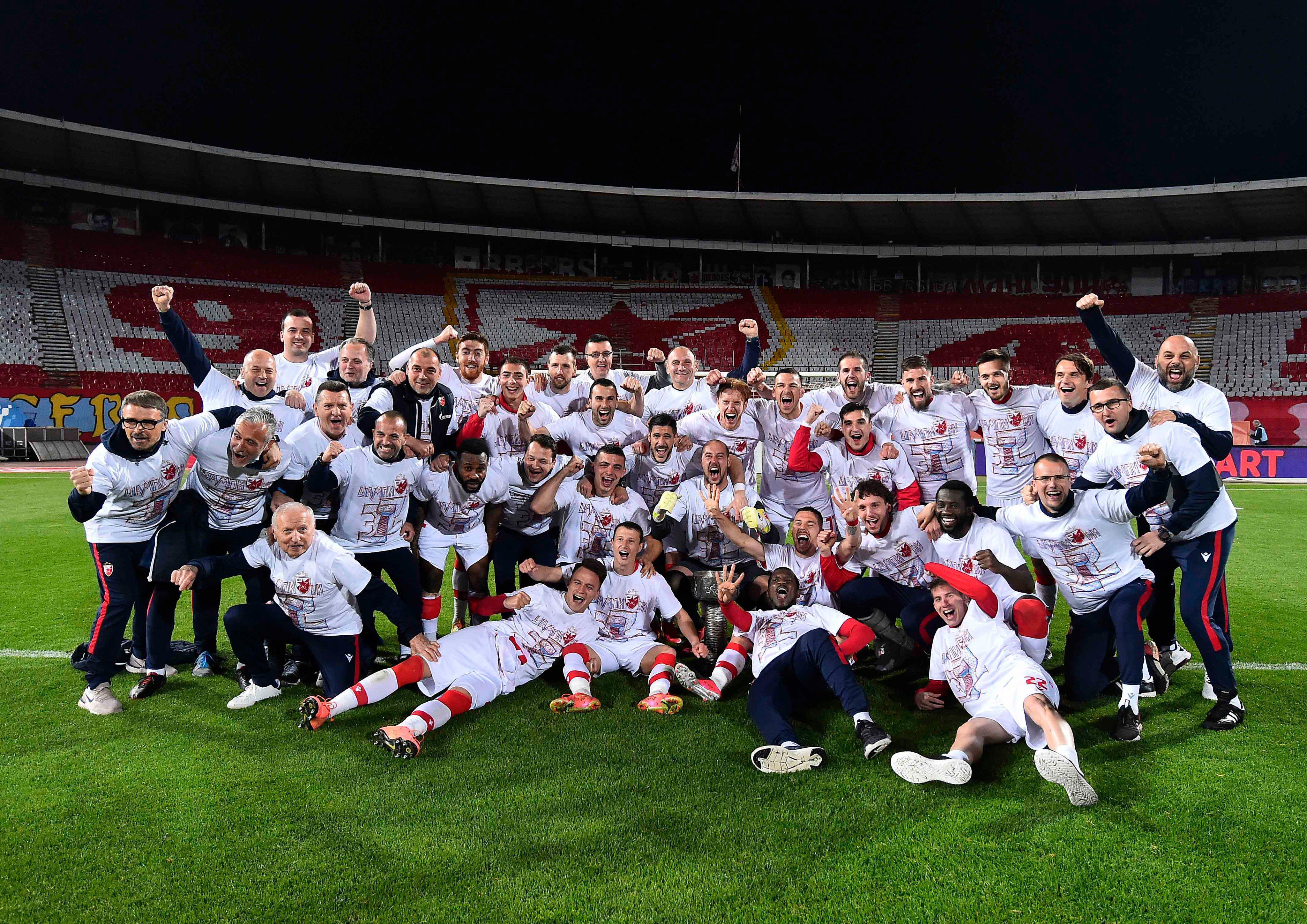 Sırbistan Süper Liginde şampiyon Kızılyıldız