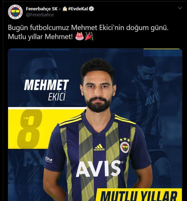 Mehmet Ekici 30 yaşında