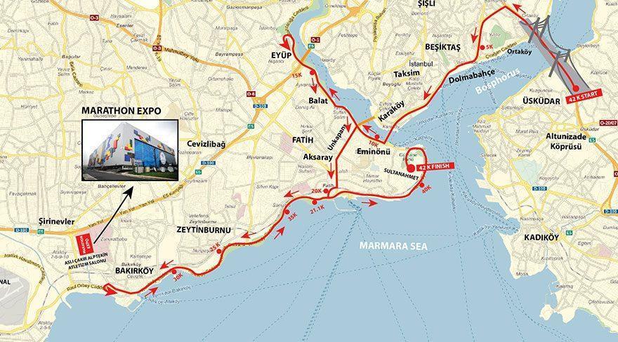 İstanbul maratonu saat kaçta başlayacak İstanbulda hangi yollar kapanacak