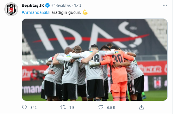 Beşiktaştan Ankaragücü maçı sonrası flaş paylaşım