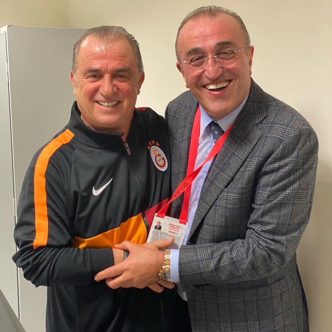 Galatasaraydan son dakika Fatih Terim ve Abdürrahim Albayrak paylaşımı