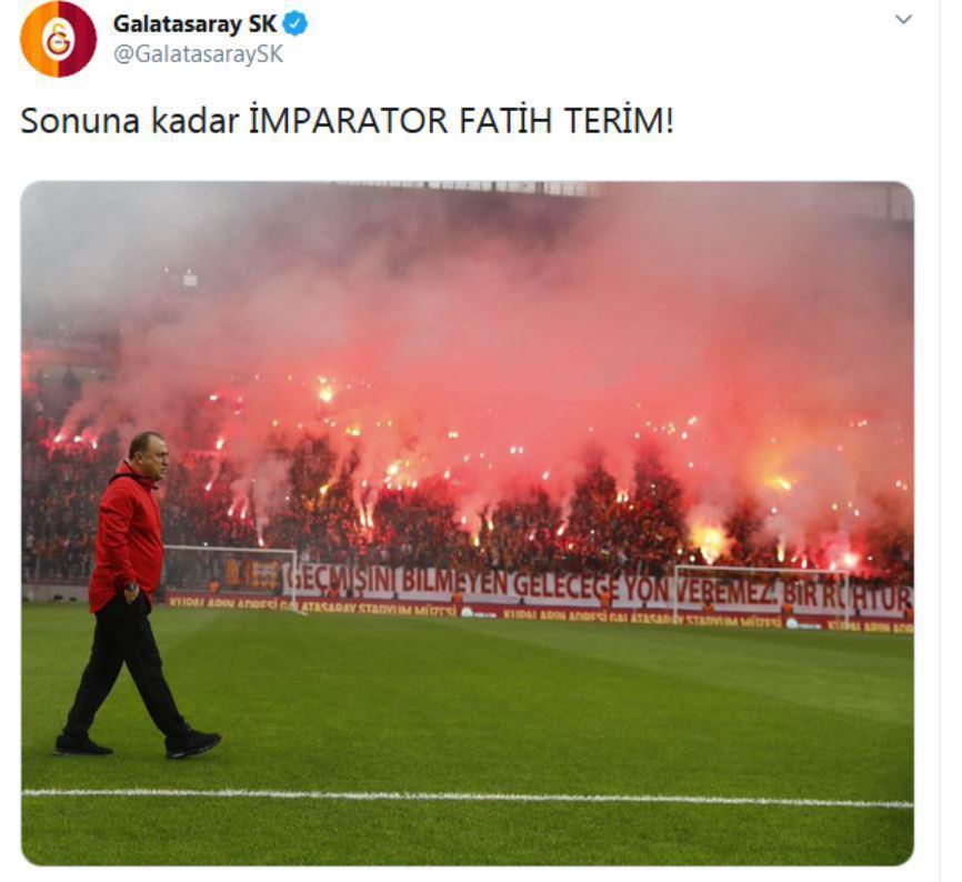 Galatasaraydan paylaşım: İmparator Fatih Terim