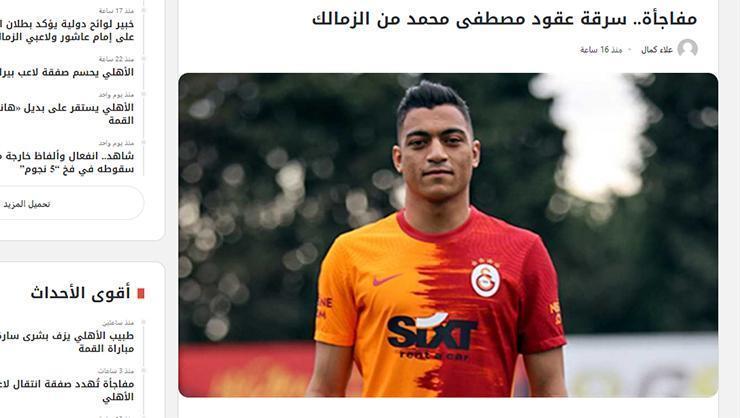 Galatasaraylı Mostafa Mohamedin sözleşmesi çalındı