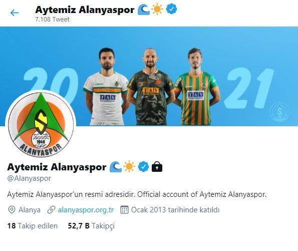 Alanyaspor Twitter hesabını yorumlara kapadı