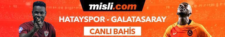 Hatayspor - Galatasaray maçı iddaa oranları Heyecan misli.comda