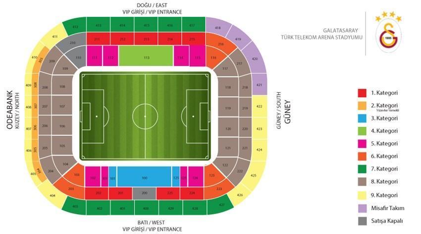Galatasaray - Beşiktaş maçı bilet fiyatları