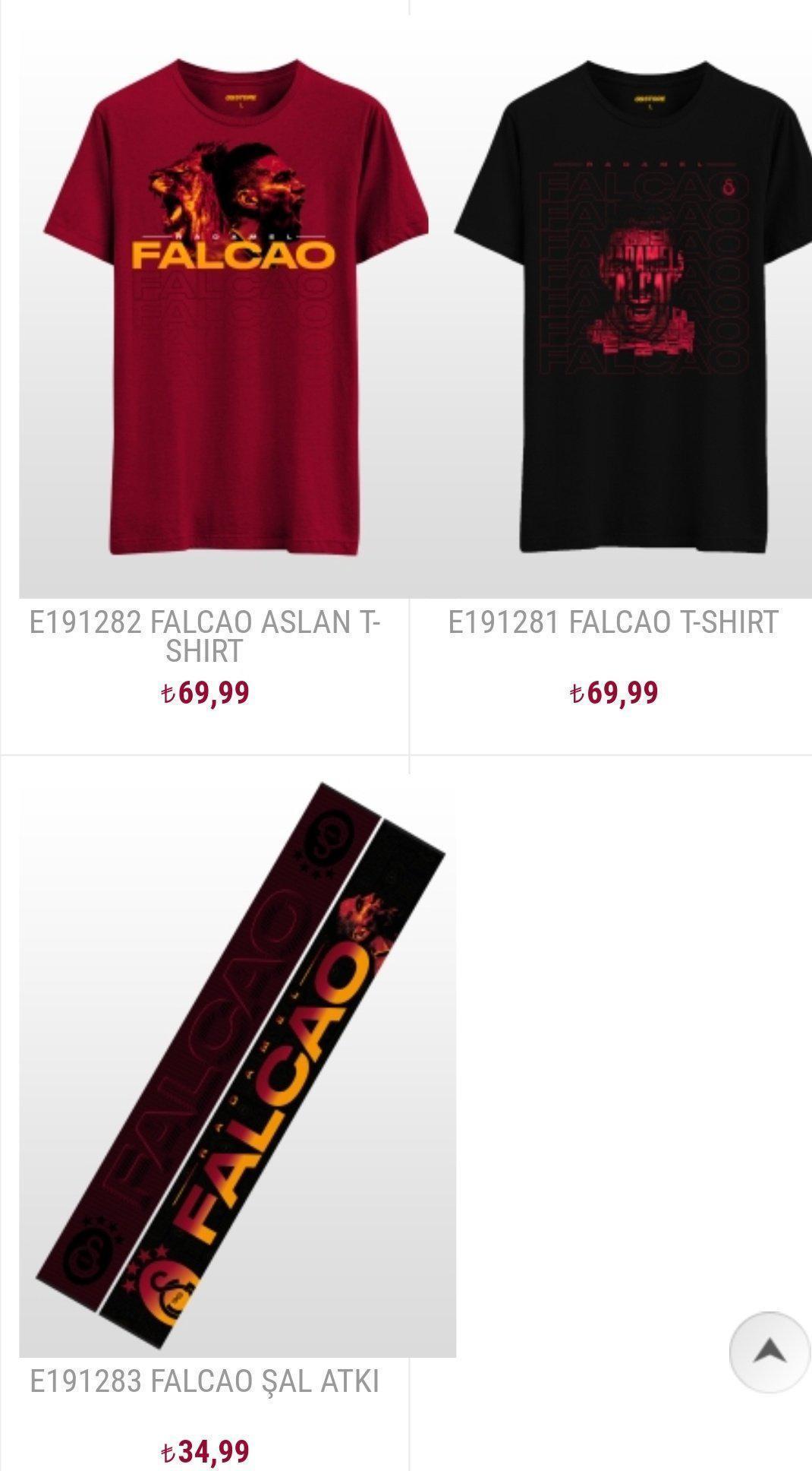 Radamel Falcao tişörtleri satışa çıktı