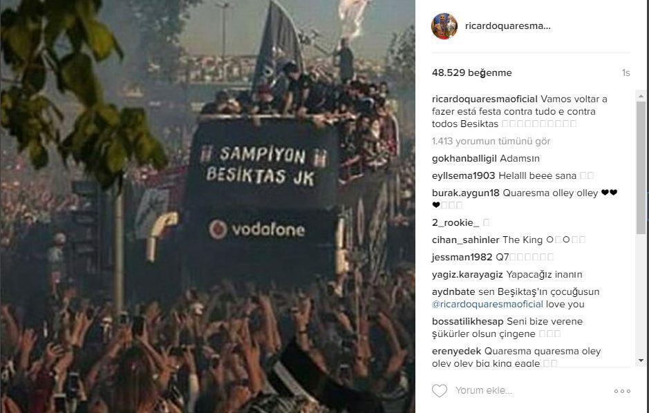 Quaresma ile Caner Erkin sosyal medyayı salladı
