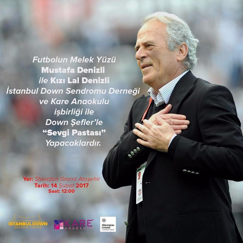 Mustafa Denizliden anlamlı destek
