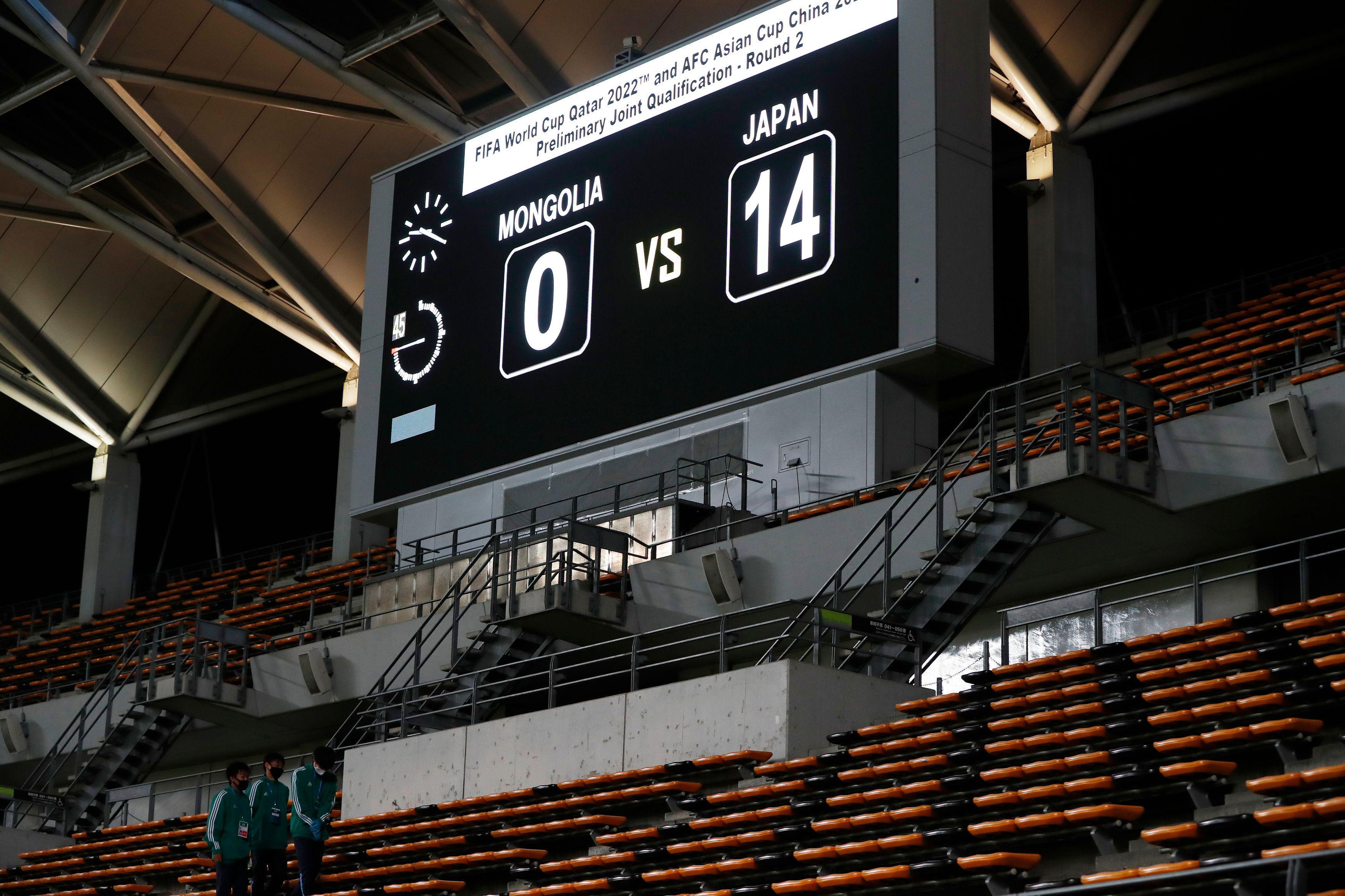 Moğolistan - Japonya maç sonucu: 0-14