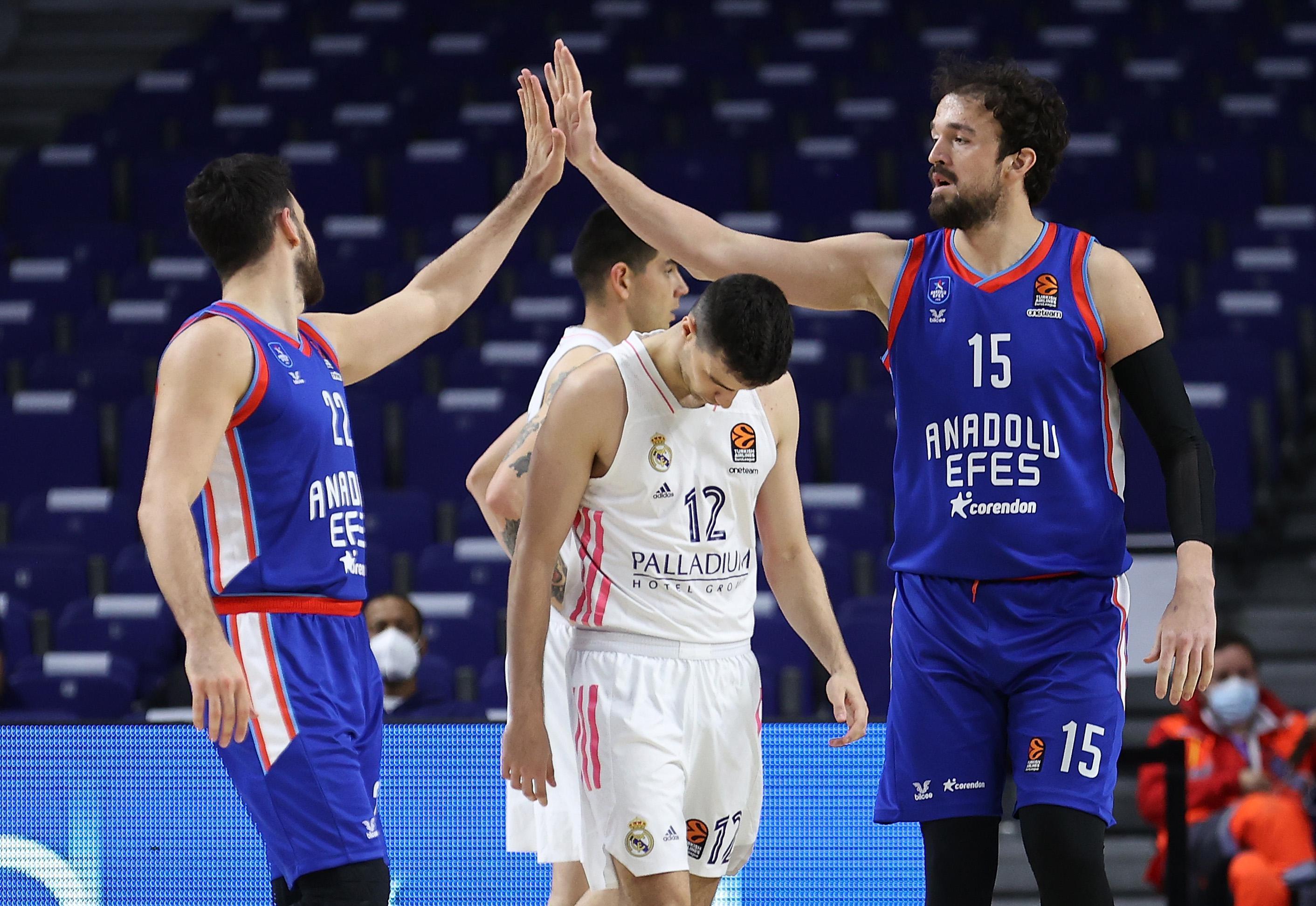 (ÖZET) Real Madrid - Anadolu Efes maç sonucu: 83-108