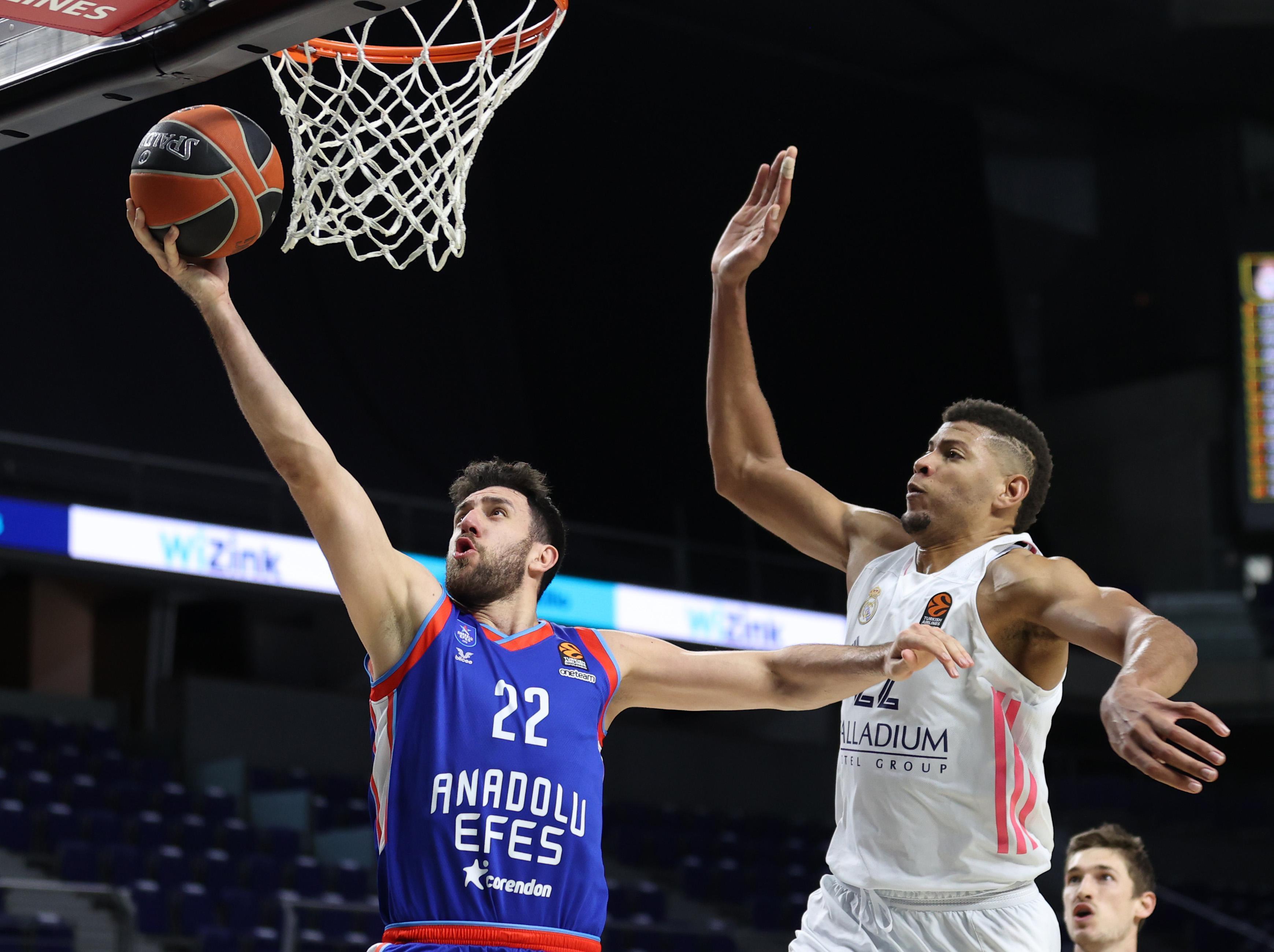 (ÖZET) Real Madrid - Anadolu Efes maç sonucu: 83-108