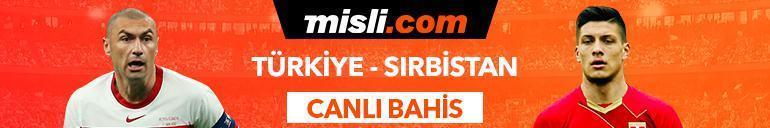 Türkiye-Sırbistan canlı bahis heyecanı Misli.comda