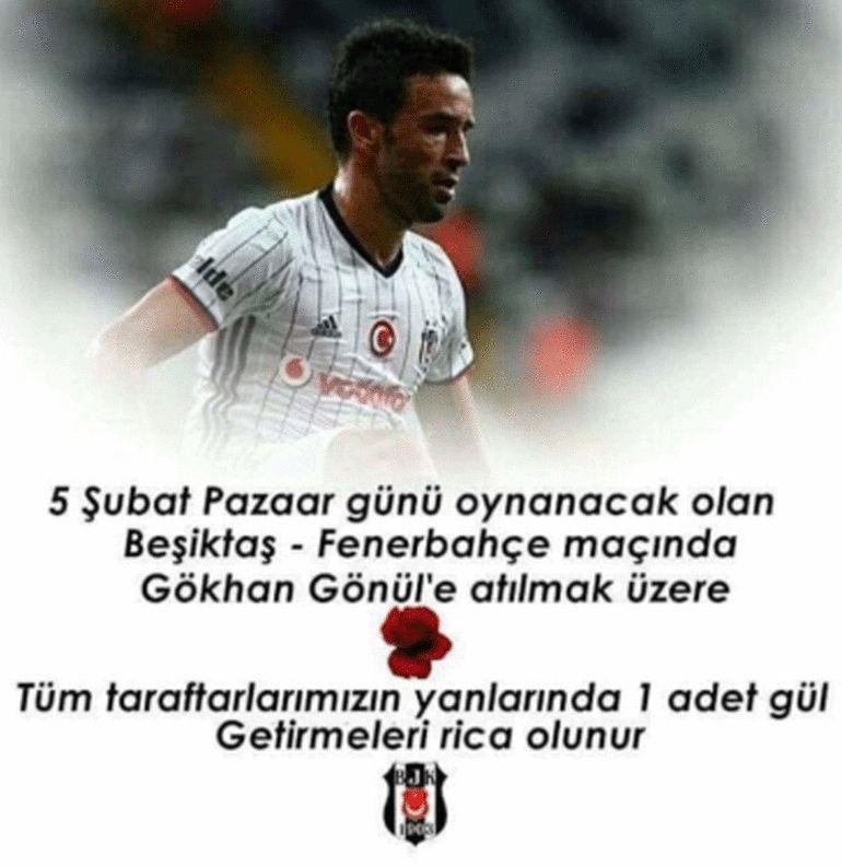 Beşiktaş taraftarında Gökhan Gönül hazırlığı