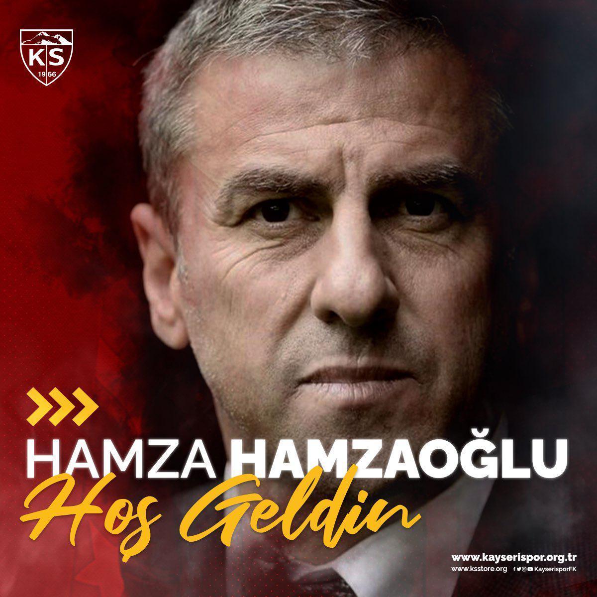 Son dakika: Kayserisporun yeni teknik direktörü Hamza Hamzaoğlu