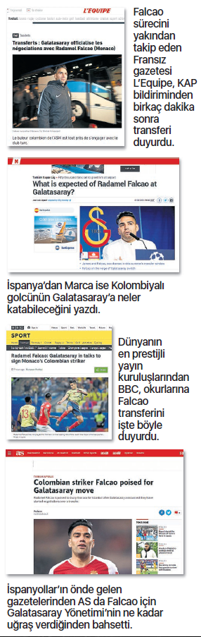 Radamel Falcao: Şükürler olsun, artık Galatasaraydayım