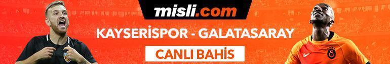 Kayserispor - Galatasaray maçı iddaa oranları Heyecan misli.comda